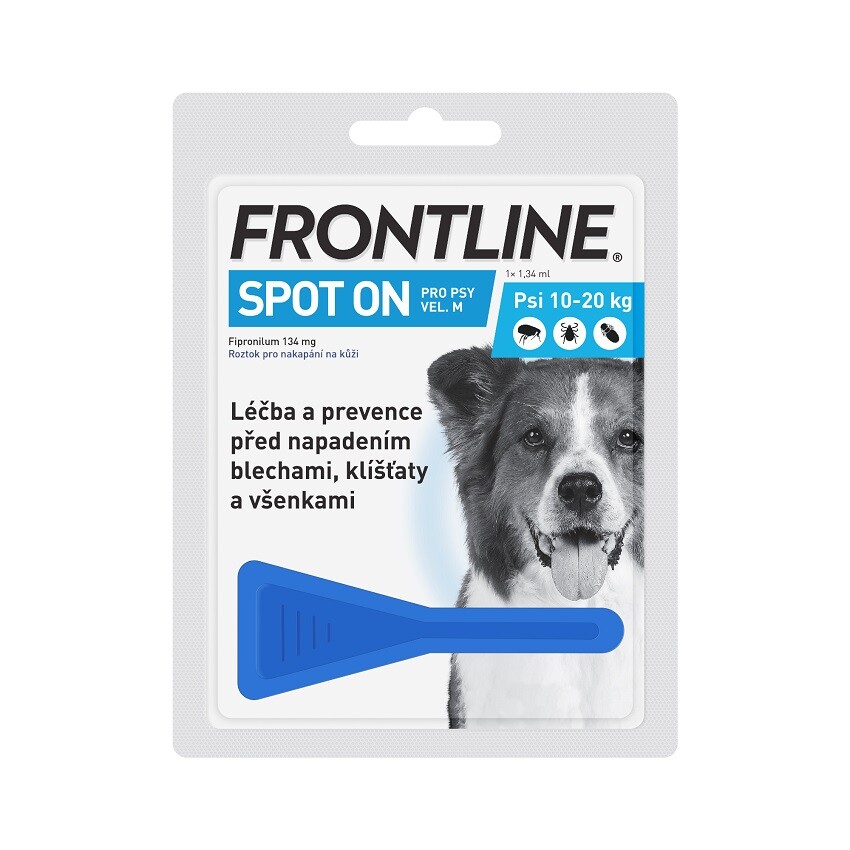 Frontline Spot On Dog M 1x1 pipeta 1.34 ml