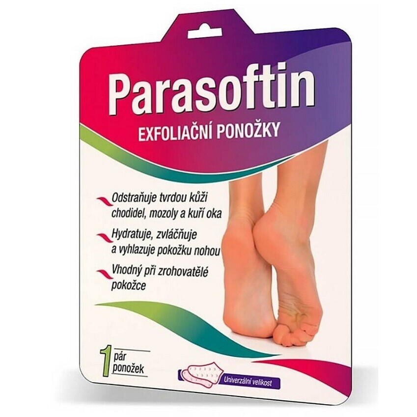 Parasoftin exfoliační ponožky 1pár