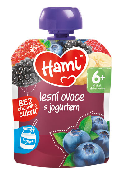 Hami příkrm OK Lesní ovoce s jogurtem 90g
