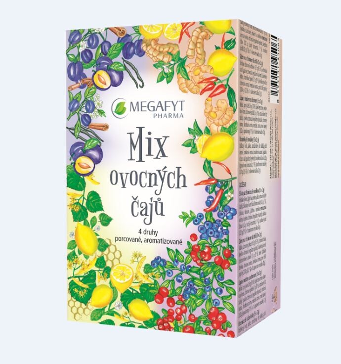 Megafyt Mix ovocných čajů 4 druhy (24x2g)