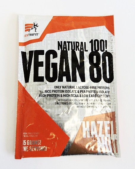 Vegan 80 35 g hazelnut, Extrifit