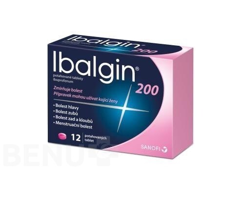 IBALGIN 200 200MG potahované tablety 12
