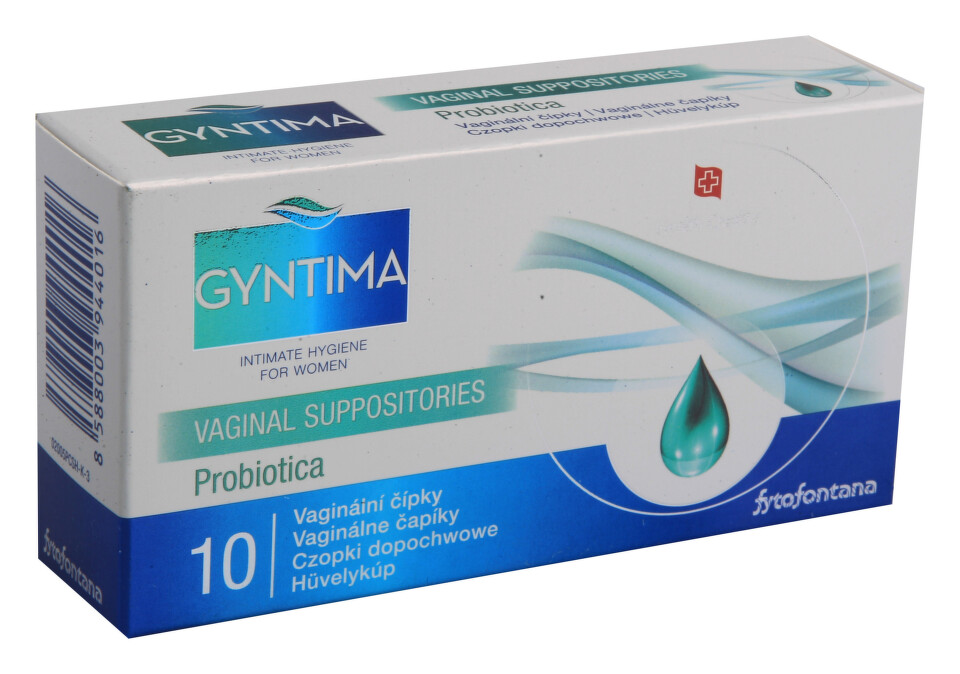 Fytofontana Gyntima vaginál. čípky probiotica 10ks