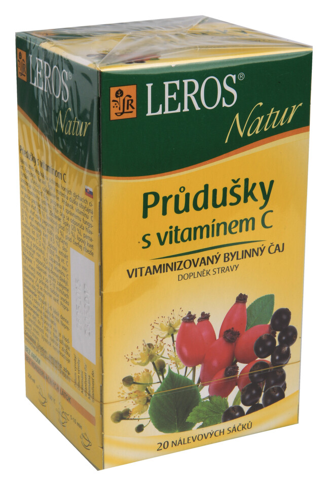 LEROS NATUR Průdušky s vitaminem C 20x1.5g