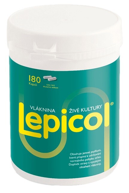 Lepicol kapsle pro zdravá střeva cps.180