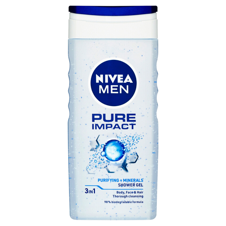 NIVEA Sprchový gel muži PURE IMPACT 250ml 80892