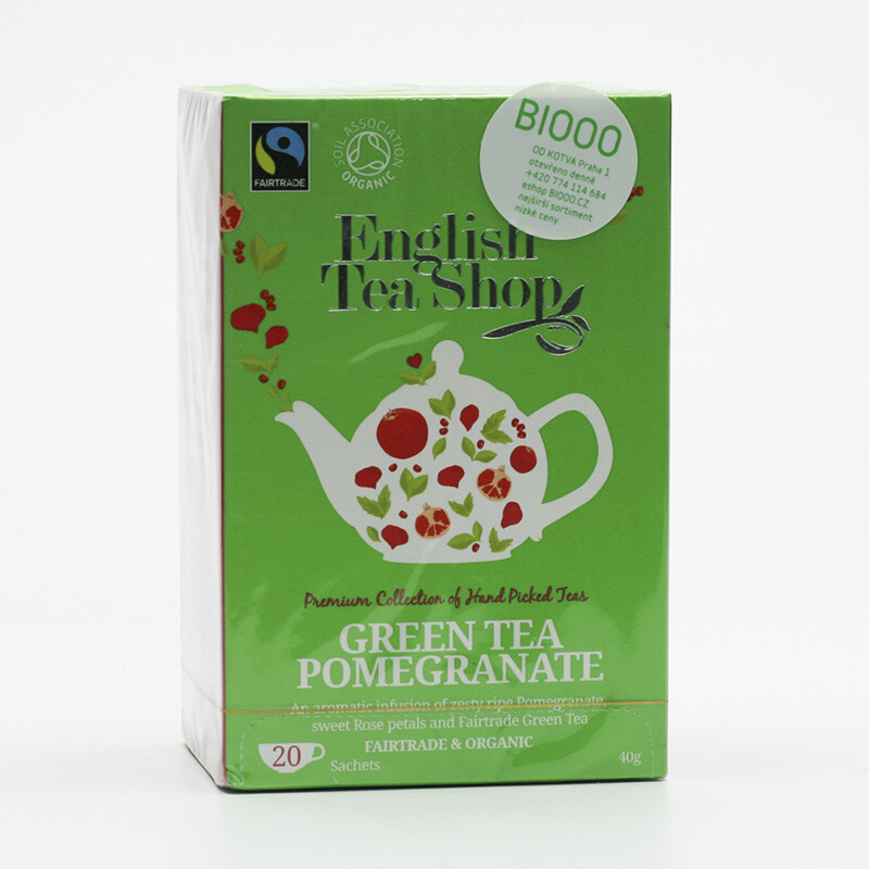 English Tea Shop Bio Fairt.Zelen.čaj Granát.j.20s.