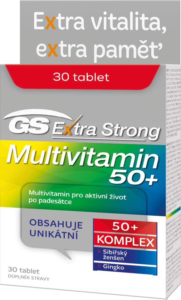 GS Extra Strong Multivitamin 50+ tbl.30 2017