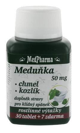 MedPharma Meduňka+chmel+kozlík tbl.37