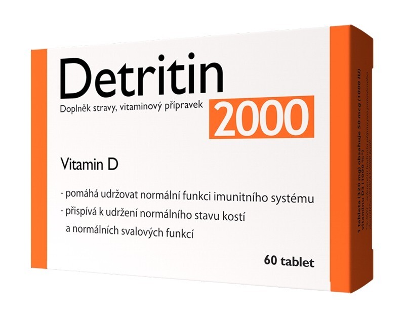 Detritin vitamin D 2000 IU tbl.60