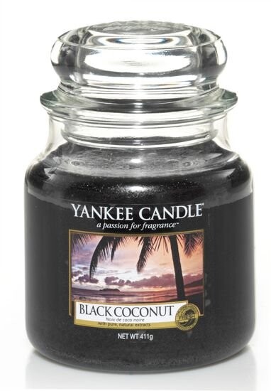 YANKEE CANDLE vonná svíce Black coconut 411g