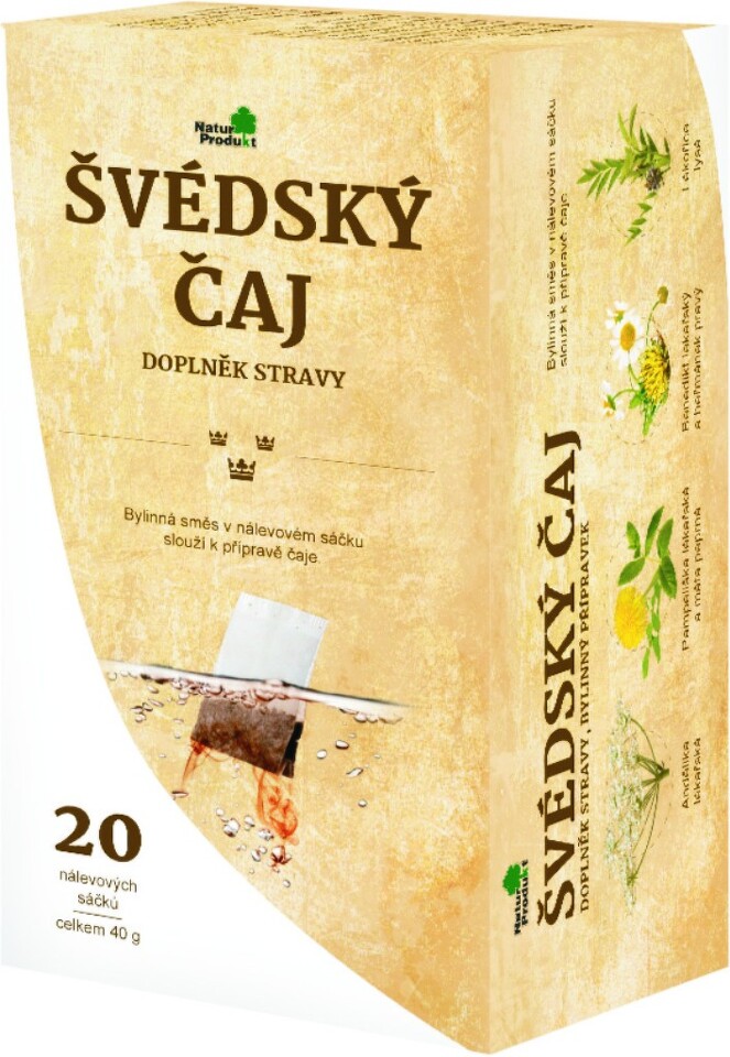 Naturprodukt Švédský čaj n.s.20x2g
