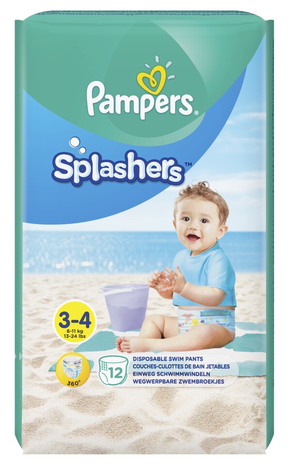 Pampers Splashers kalh. plenky do vody S3-S4 12ks