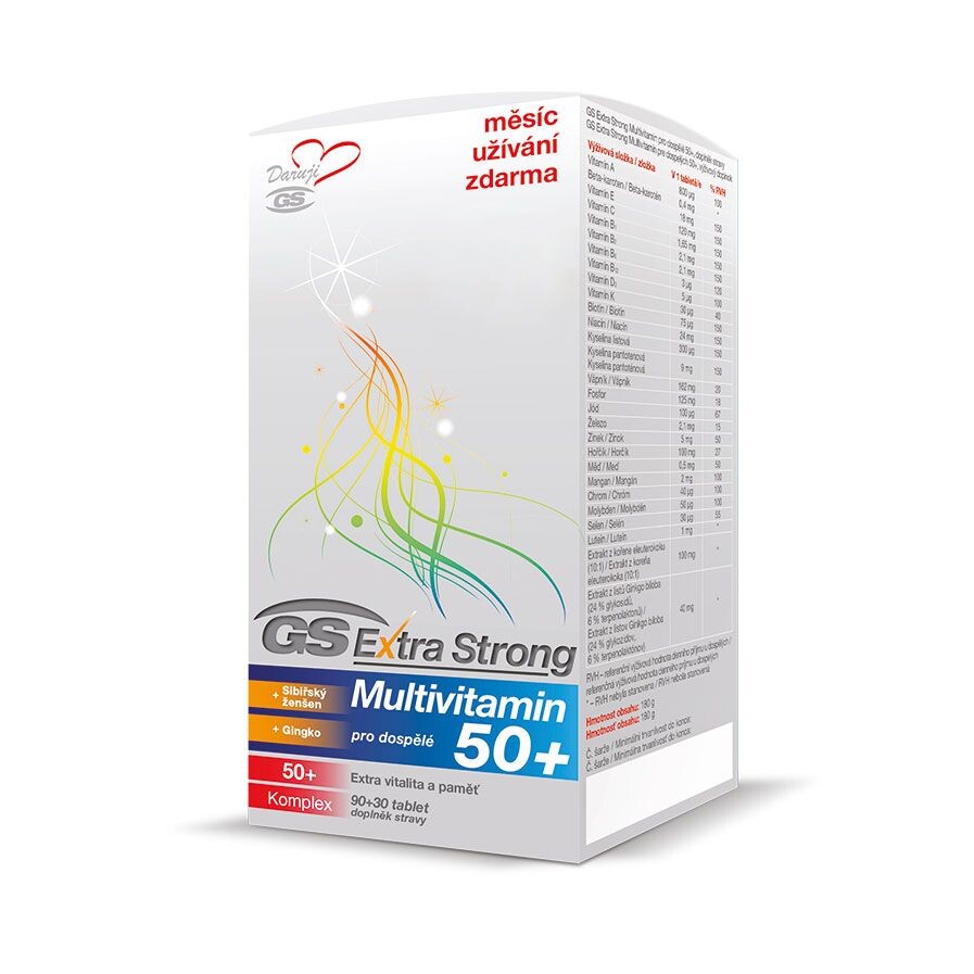 GS Extra Strong Multivitamin 50+ tbl.90+30 2019