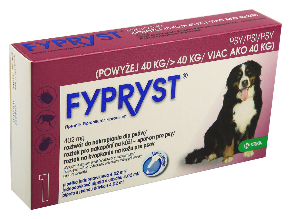 Fypryst Dogs 1x4.02ml spot-on pro psy