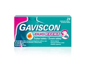 GAVISCON DUO EFEKT žvýkací tableta 48