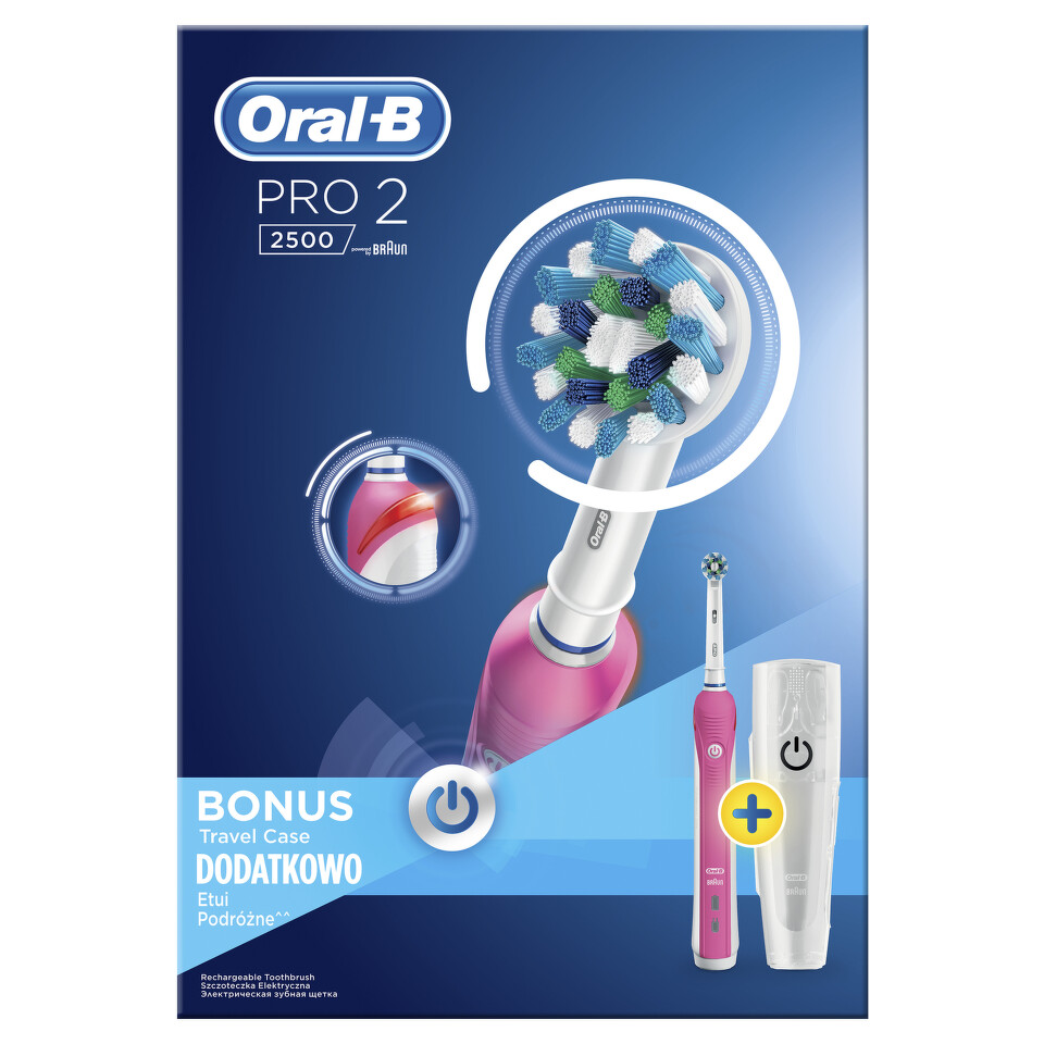 Oral-B El.kart. PRO2500 3DWhite + pouzdro