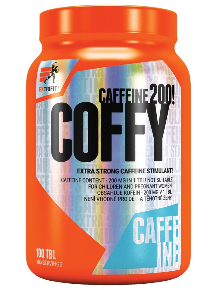 Coffy 200 mg Stimulant 100 tbl, Extrifit