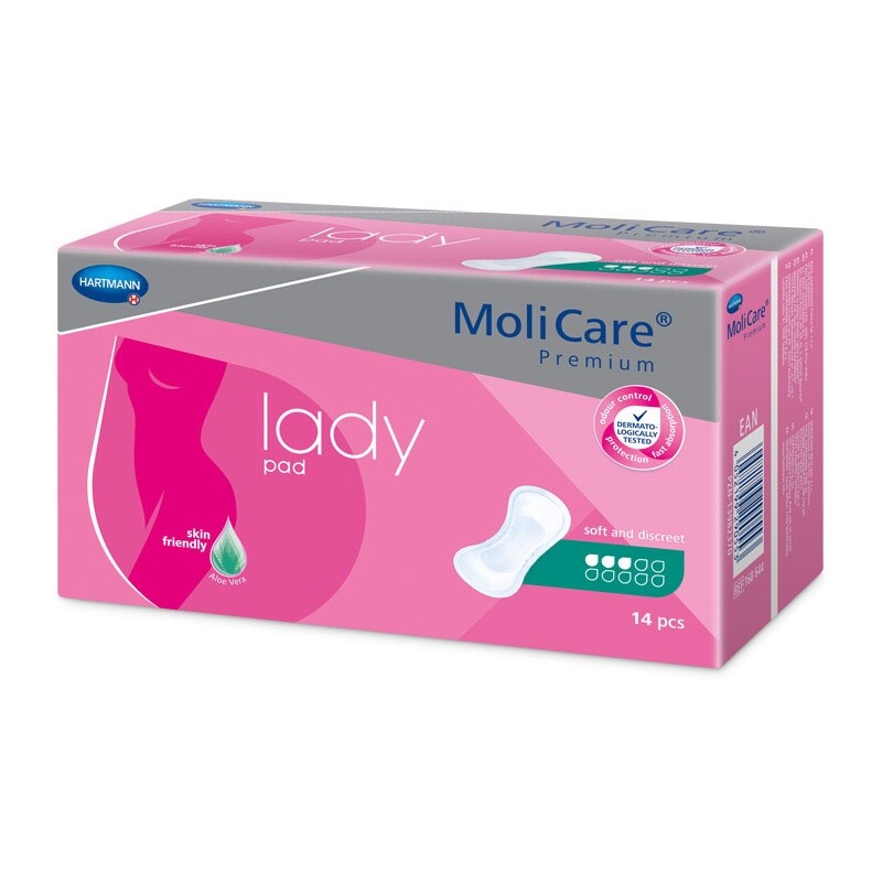 MoliCare Lady 3 kapky 490ML,14KS + dárek MoliCare Skin Hygienické ubrousky 10ks (Menalind) zdarma