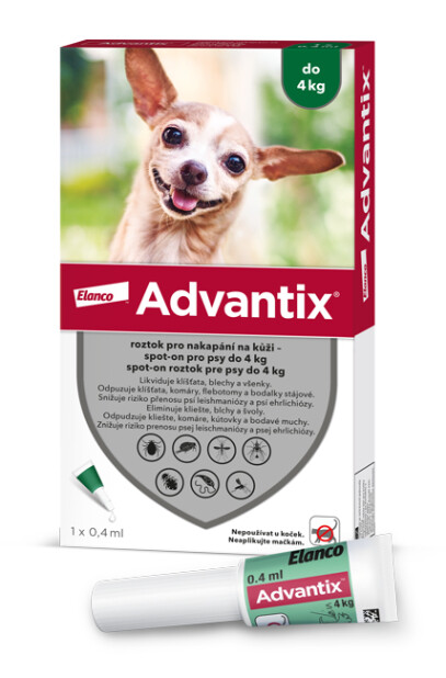 Advantix pro psy do 4kg spot-on a.u.v.1x0.4ml