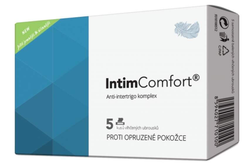Intim Comfort 5 kapesníčků-anti-intertrigo balsám