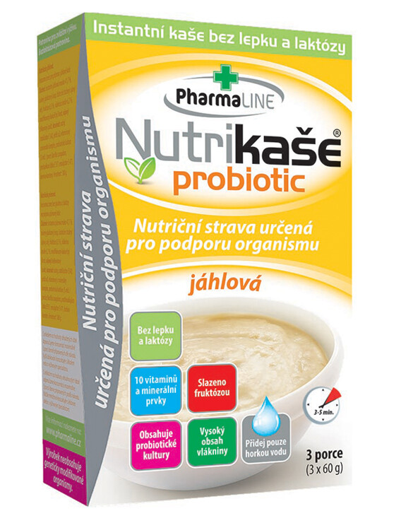 Nutrikaše probiotic jáhlová 180g (3x60g)