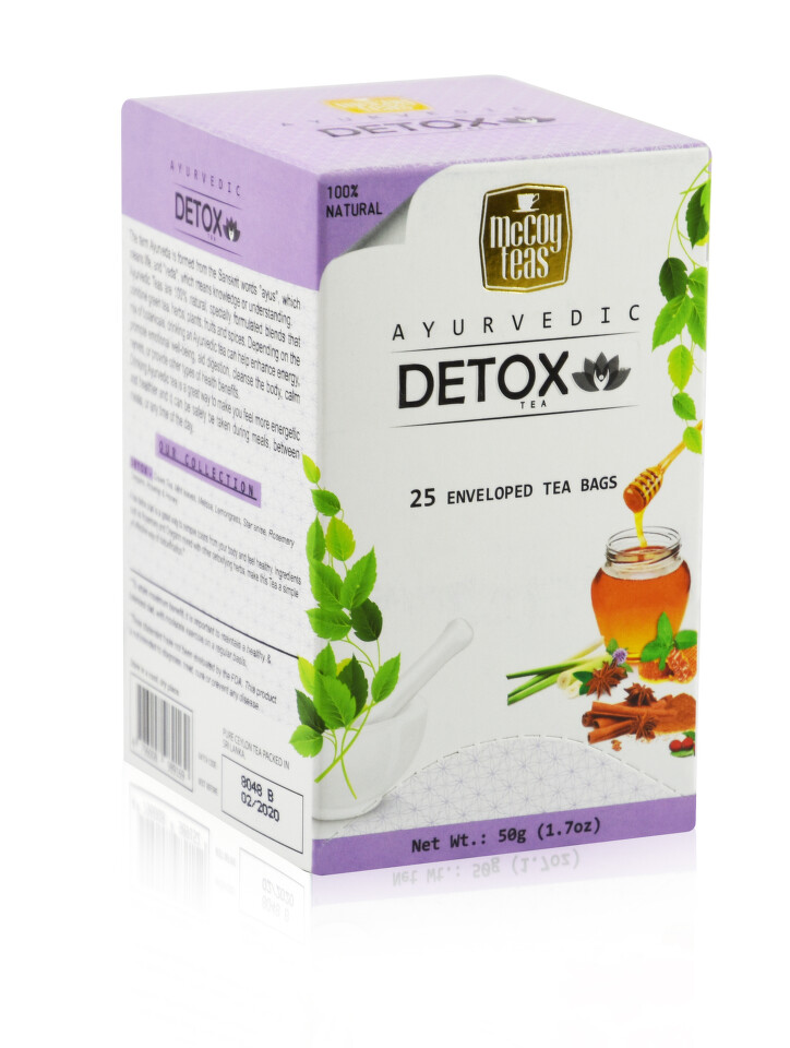 McCoy Teas Ajurvédský zelený detoxikační čaj 25x2g