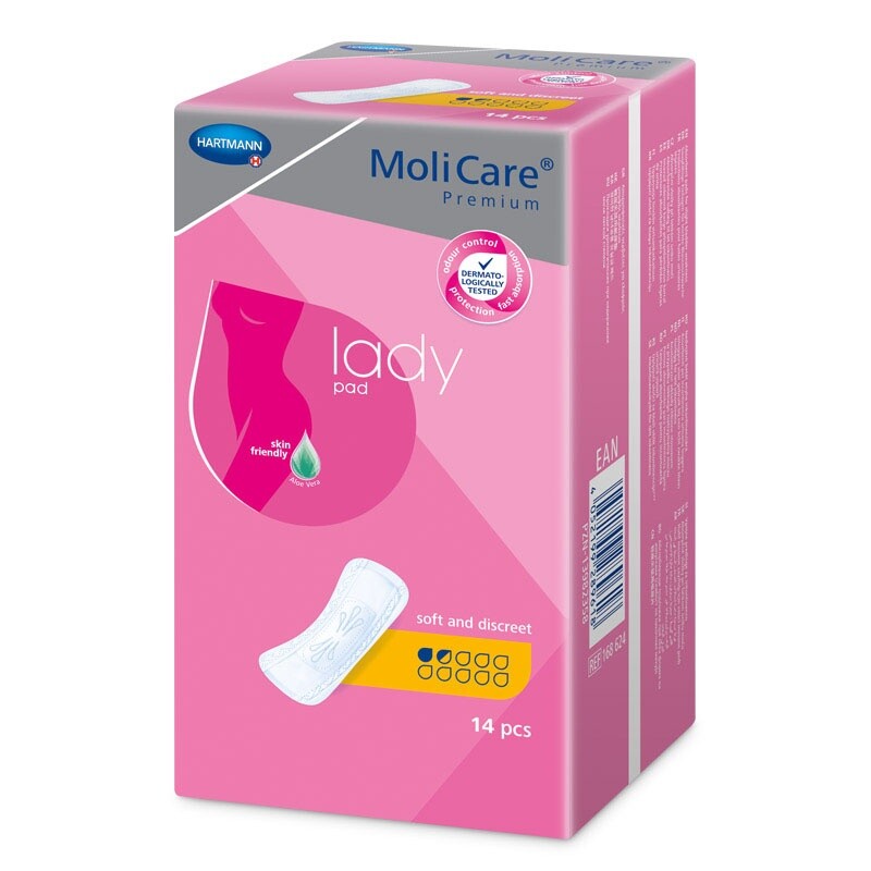 MoliCare Lady 1.5 kapky 260ML,14KS + dárek MoliCare Skin Hygienické ubrousky 10ks (Menalind) zdarma