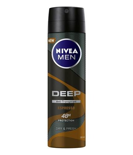 NIVEA Men Sprej AP Deep Espresso 150ml 85367