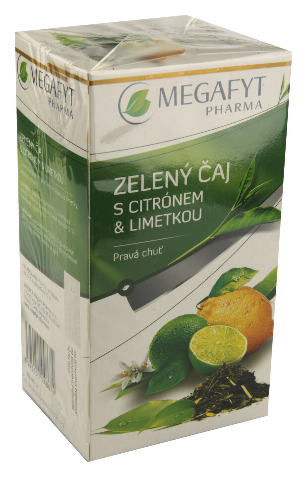 Megafyt Zelený čaj s citrónem a limetkou 20x1.5g