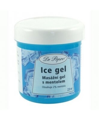 Dr.Popov ICE gel masážní gel s mentolem 220ml