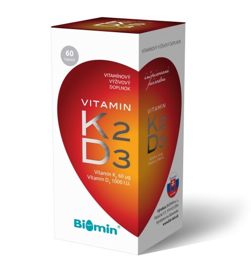 Vitamin K2+D3 2000 I.U. PREMIUM tob.60 Biomin