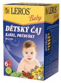 LEROS BABY Dětský čaj Kašel+průdušky n.s.20x1.5g