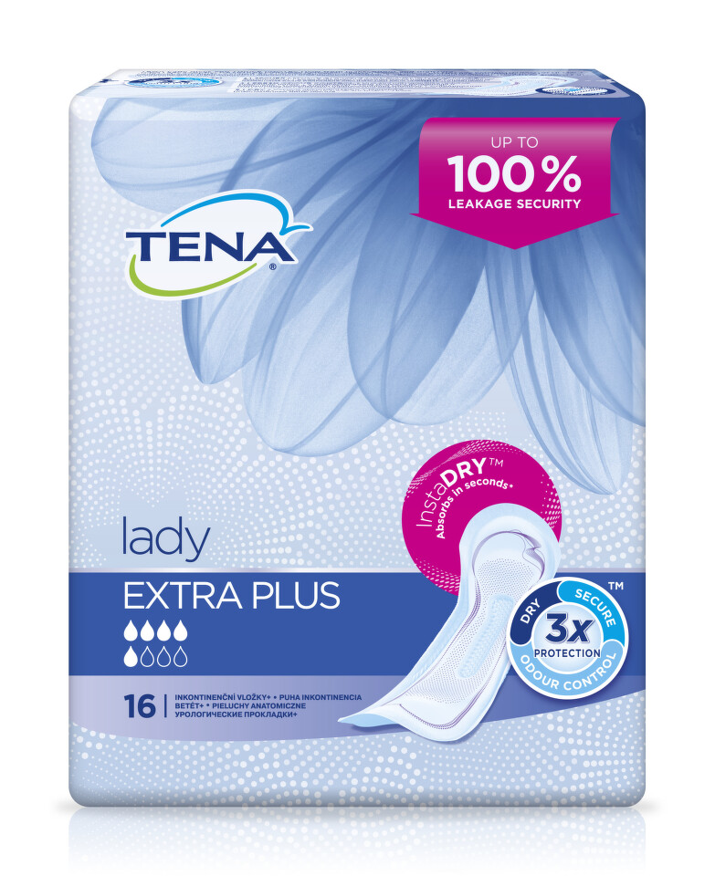 TENA Lady Extra Plus - Inkontinenční vložky (16 ks)