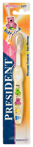 PresiDENT Baby 0-4 Soft Dětský zubní kartáček