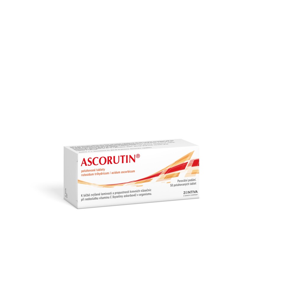 ASCORUTIN 100MG/20MG potahované tablety 50