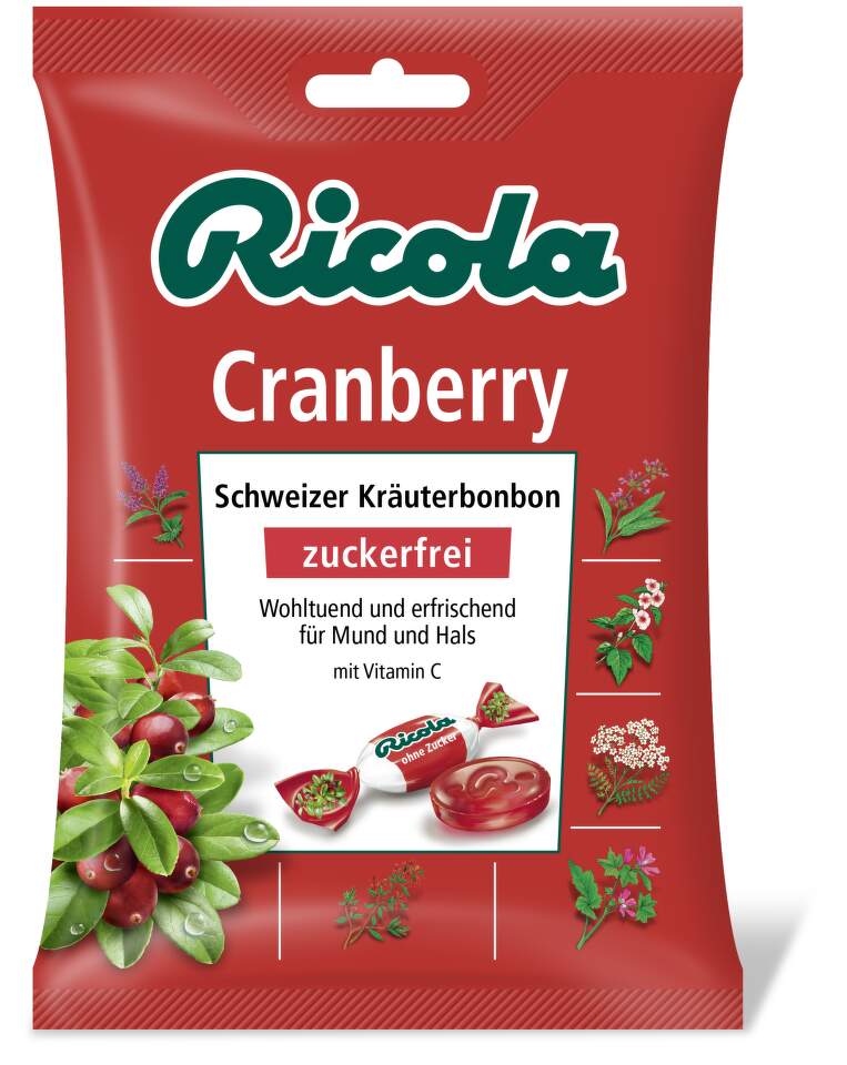 RICOLA Cranberry-brusinky 75g