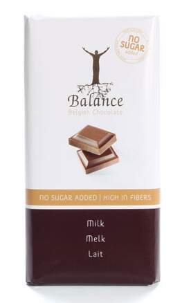 Balance Mléčná čokoláda bez cukru 100g