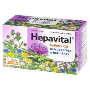 Hepavital bylinný čaj 20x1.5g Dr.Müller