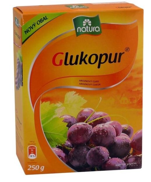 Glukopur hroznový cukr plv.250g