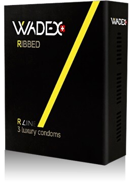 Kondom WADEX Ribbed 3 ks (prezervativ)