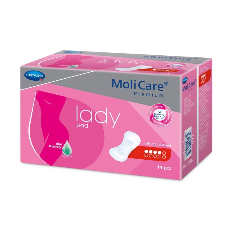 MoliCare Lady 4 kapky 762ML,14KS + dárek MoliCare Skin Hygienické ubrousky 10ks (Menalind) zdarma