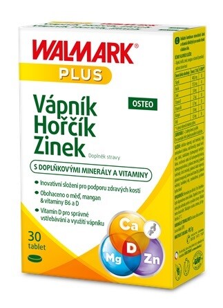 Walmark Váp-Hoř-Zinek Osteo tbl.30