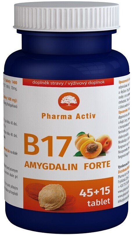 Vitamín B17 FORTE Amygdalin 45+15tbl. Zdarma