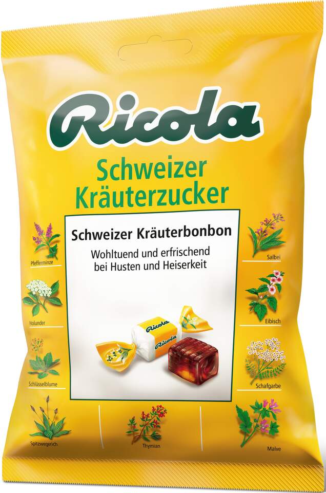 RICOLA Schweizer Kräuterzucker-bylinný drops 75g