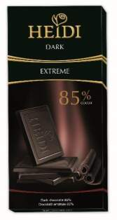 Čokoláda HEIDI Dark Extreme 85% 80g