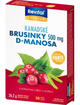 Revital Kanadské brusinky Forte 500 mg cps.30