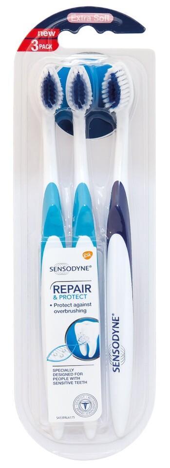 Sensodyne Repair+Protect Zub.kart.extra soft 3pack