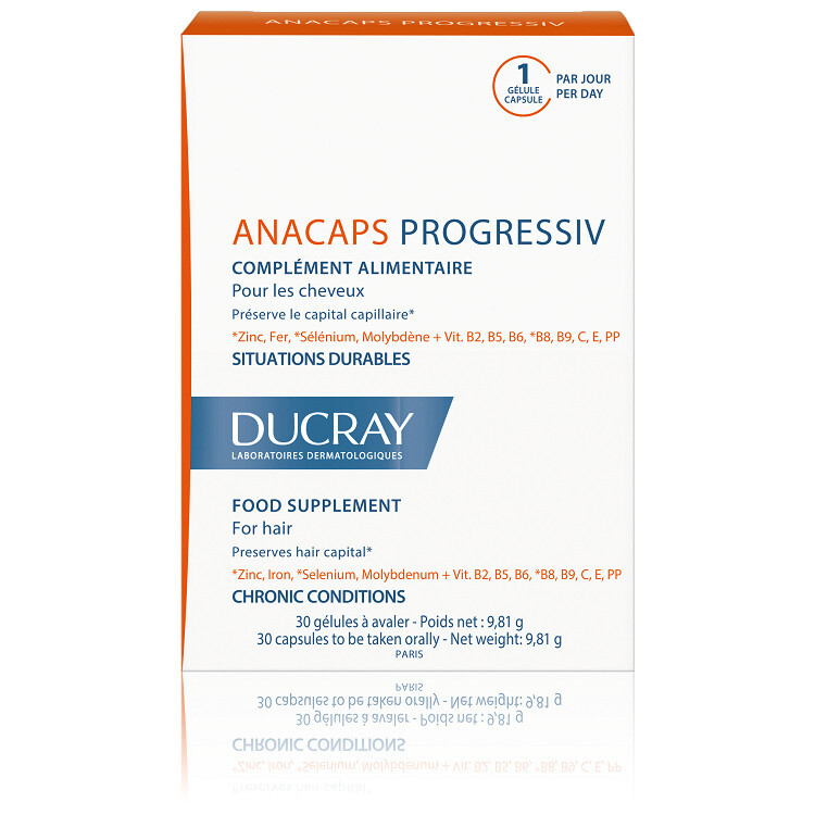 DUCRAY Anacaps Progressiv-chronic.vyp.vlasů cps.30