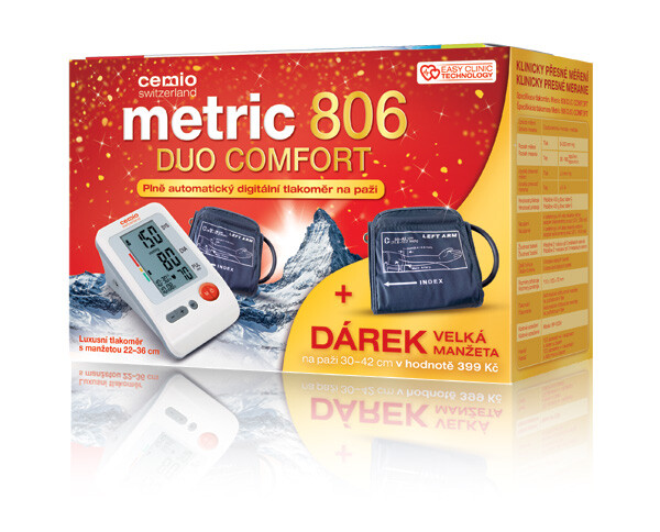 Cemio Metric 806 Duo Comfort Tonometr dárek 2017